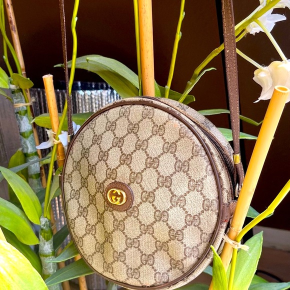 Very RARE Vintage GUCCI Canteen Crossbody Bag Monogram GG - Picture 2 of 11